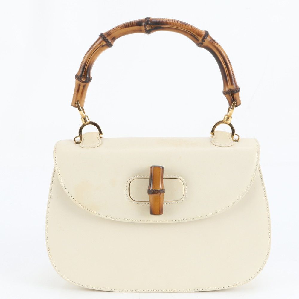 美品 ヴィンテージ オールド グッチ バンブー 1947 レザー