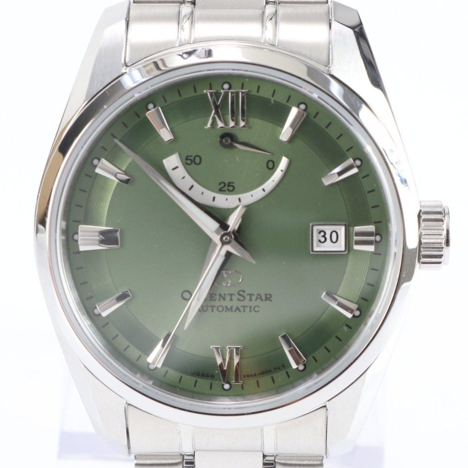 オリエントスター パワーリザーブ デイト 腕時計 ウォッチ 自動巻き F6N4 UAD0 シルバー ファッション メンズ REE DK2 4