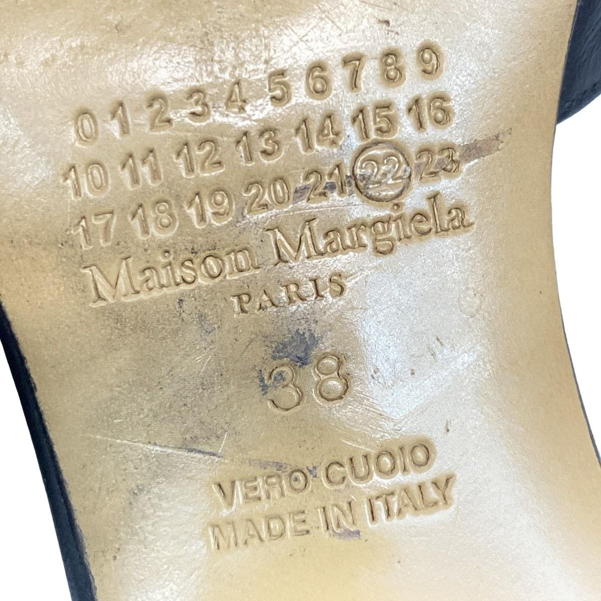 Maison Margiela(メゾンマルジェラ) パンプス 38 レディース 黒