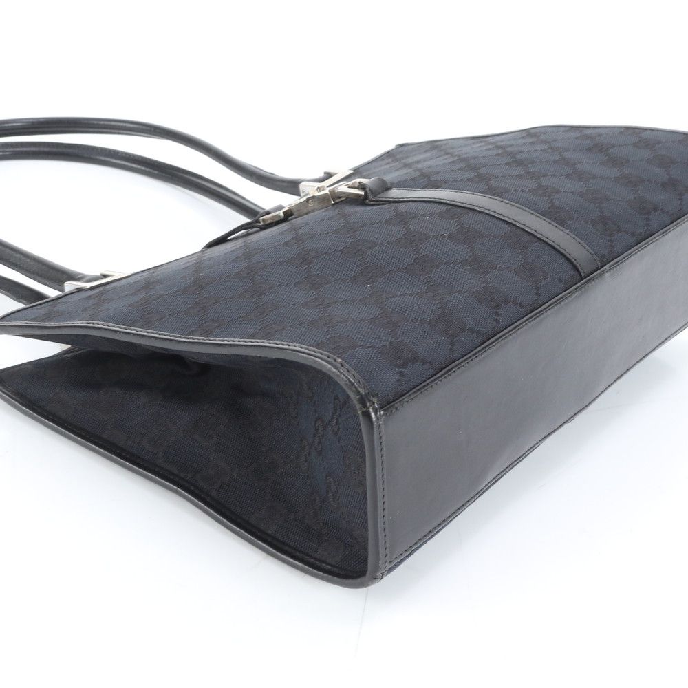 極美品 グッチ ジャッキー GG キャンバス 002 1073 レザー トート