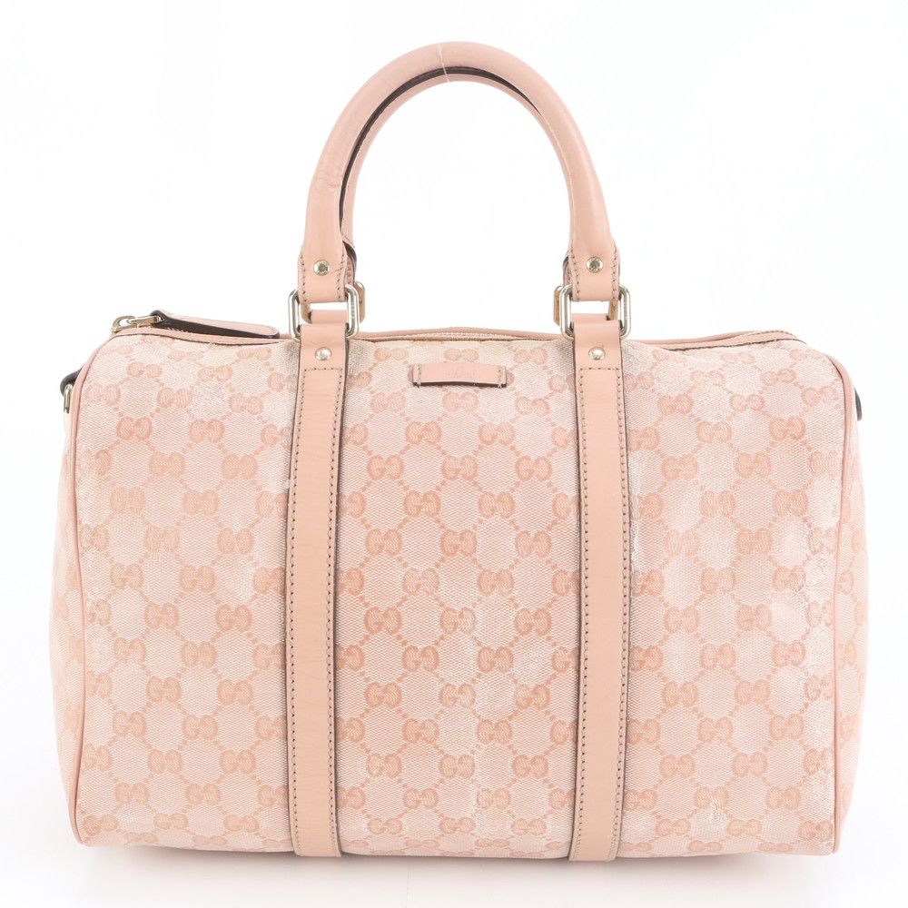 グッチ GG クリスタル 193603 レザー ハンドバッグ ミニ ボストン