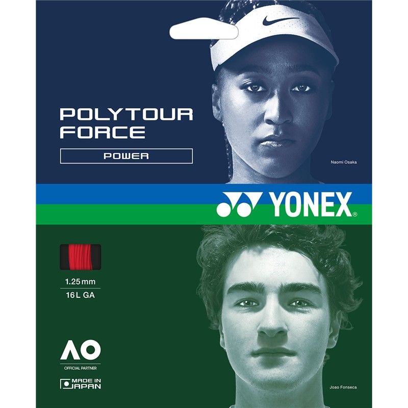 yonex(ヨネックス) ポリツアーフォース125 テニス硬式 ガツト