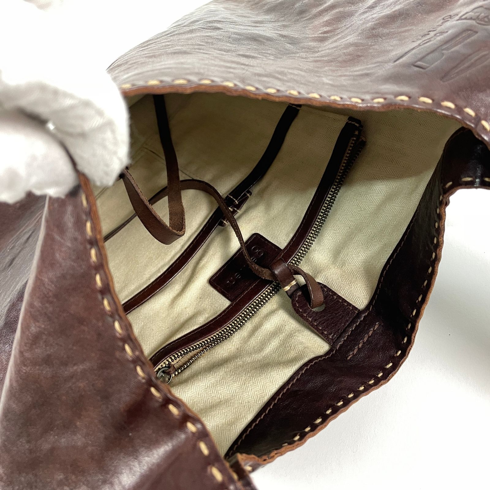 GENTEN ゲンテン ユーフラテス オールレザー レザーショルダーバッグ