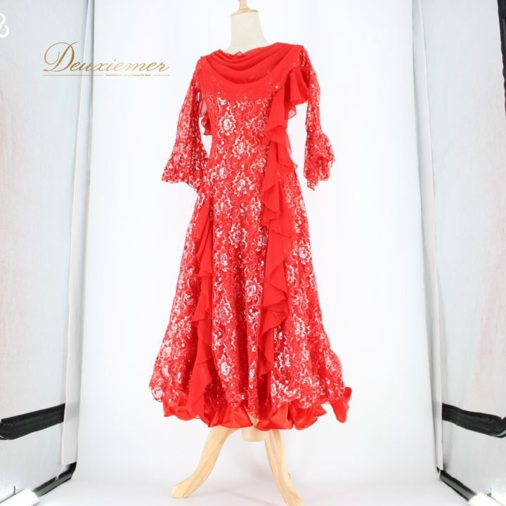 社交ダンス 衣装 スタンダード ドレス ワンピース パーティドレス