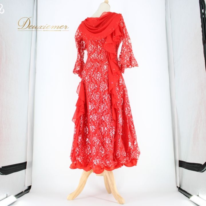 社交ダンス 衣装 スタンダード ドレス ワンピース パーティドレス