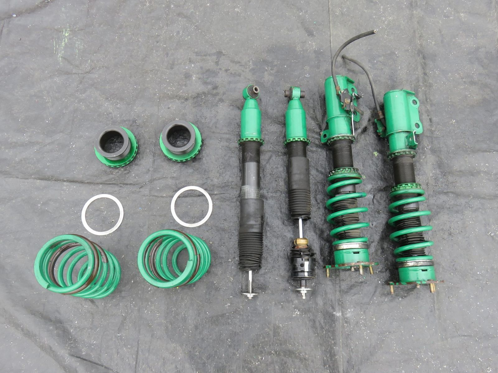 専用LK450* プリウスα ZVW41/前期 社外/TEIN 車高調/フロント リア