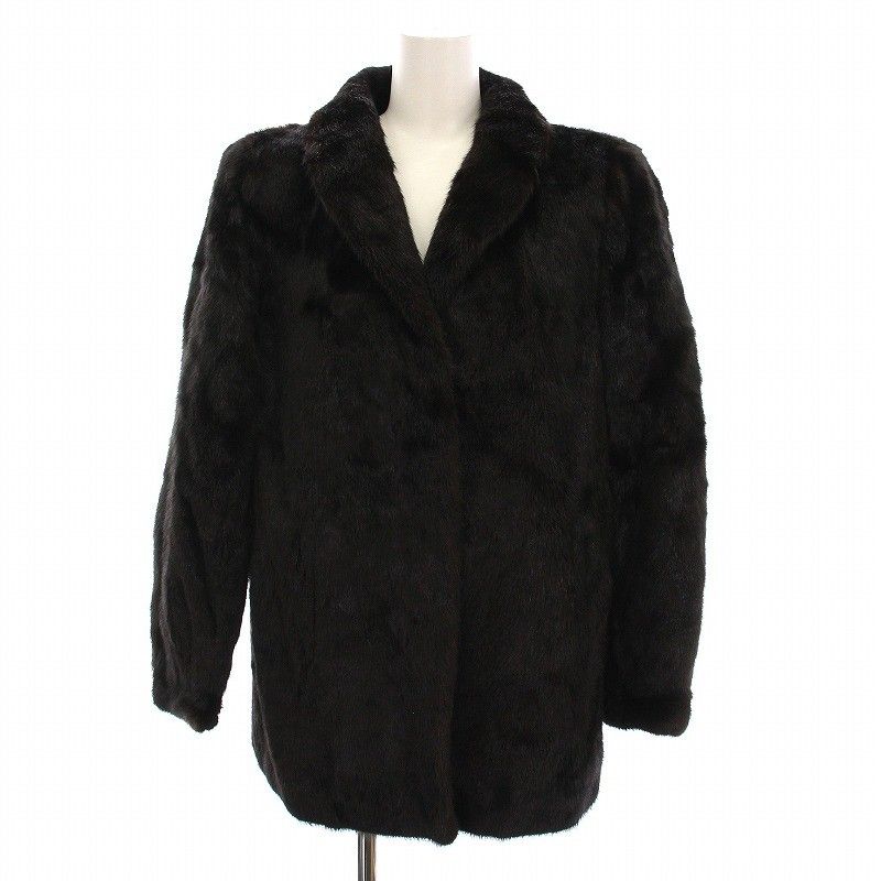 サガミンク SAGA MINK シャルムブラン Charme Blanc 銀サガ 毛皮コート