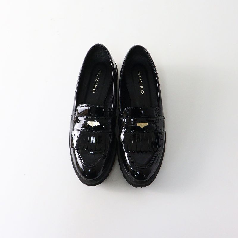 定価2.6万 2025AW 卑弥呼 HIMIKO 641304 パテントレザー トラック