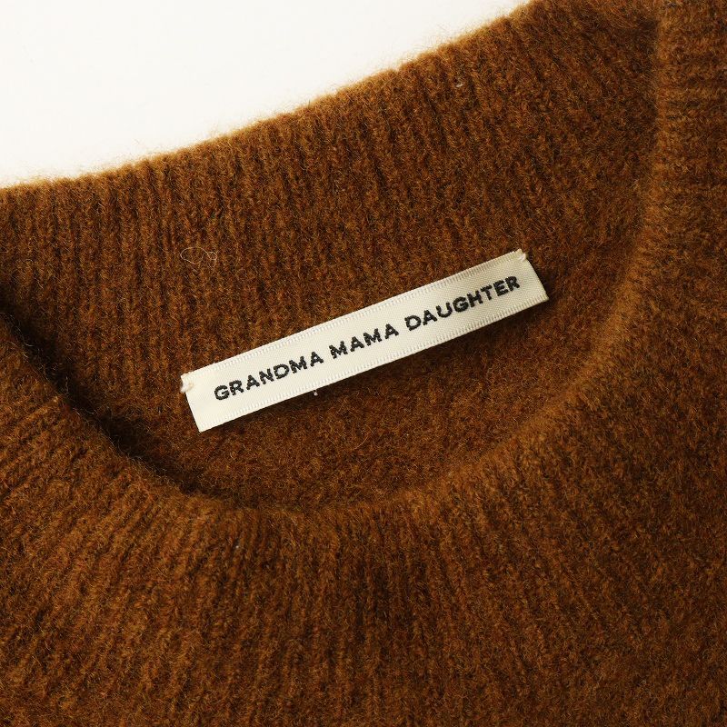 グランマママドーター GRANDMA MAMA DAUGTHER ウールヤクハイネック