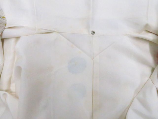 京松】小紋 花 正絹 着物 身丈約157.5cm 裄丈約63cm kyo8z01-118