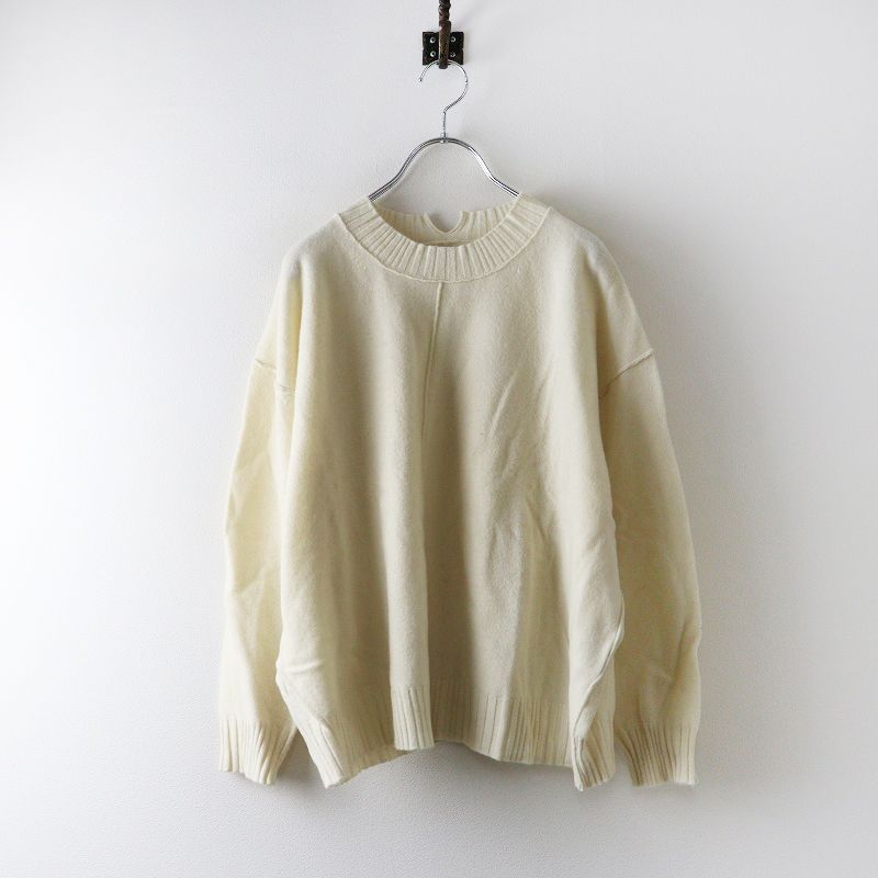 2020AW パドカレ pas de calais カシミヤブレンド クルーネックプル