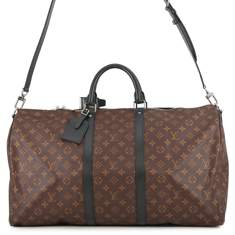 ルイヴィトン ボストンバッグモノグラム・マカサー キーポル・バンド