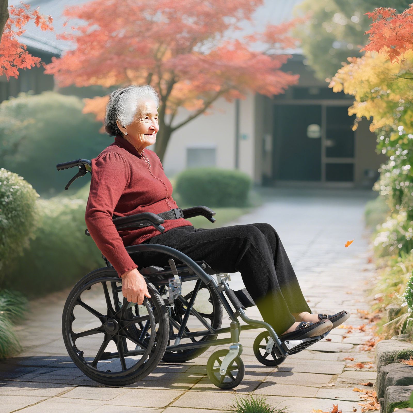 車椅子 折畳み 自走式 自走介助兼用 自立できる 軽量 コンパクト