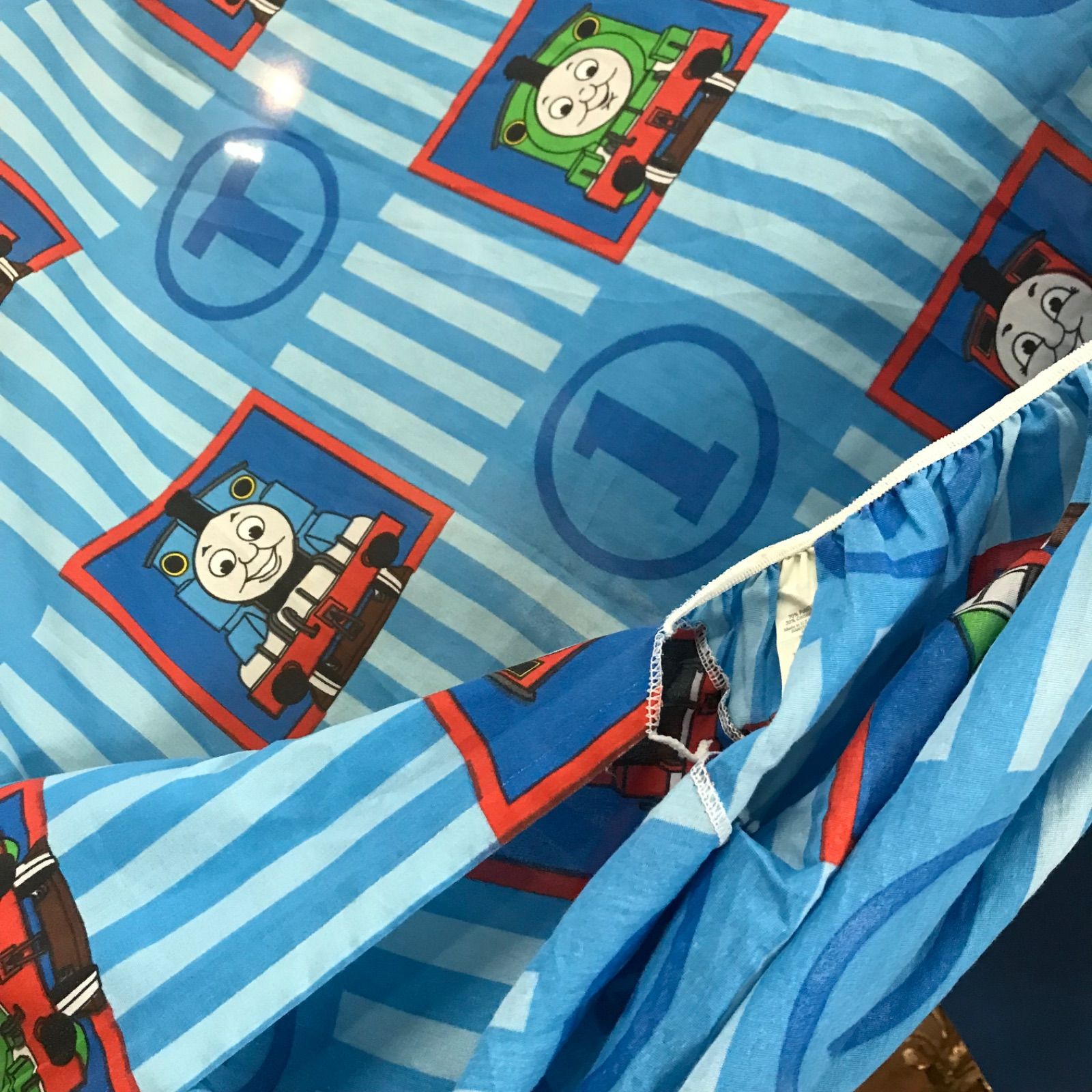 新品 トーマス ヴィンテージ シーツ ヴィンテージシーツ 海外シーツ キャラクターシーツ ベッドシーツ 機関