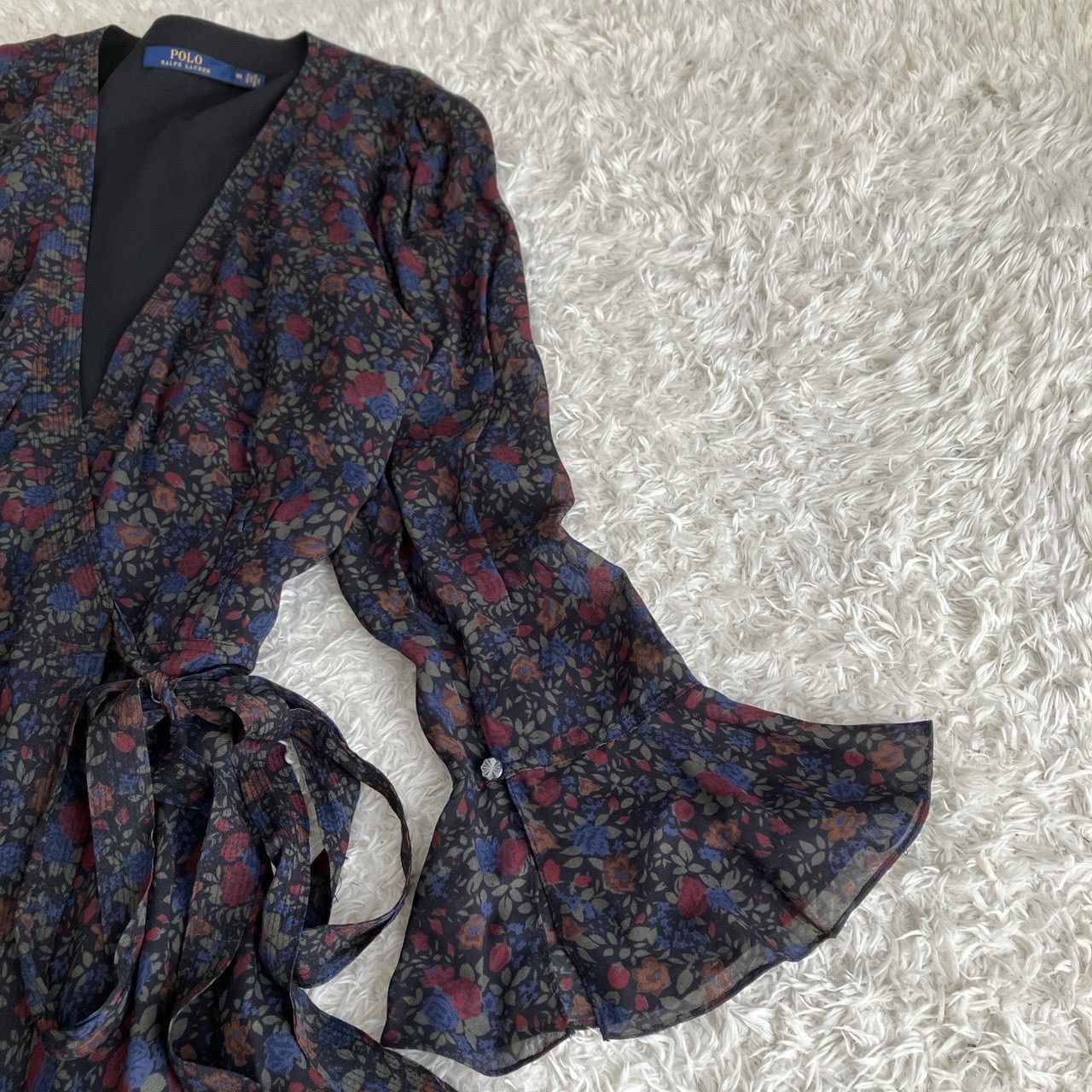 未使用級！POLO RALPH LAUREN ポロラルフローレン ラップワンピース