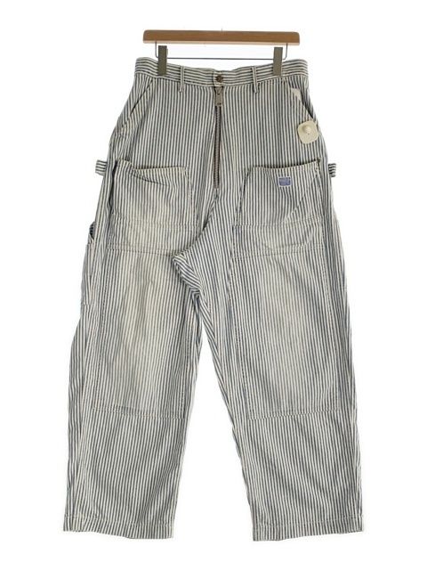 中古】KAPITAL ｷｬﾋﾟﾀﾙ ﾋｯｺﾛｰｼﾞｯﾊﾟｰﾜｲﾄﾞﾗﾝﾊﾞｰﾊﾟﾝﾂ ｽﾄﾗｲﾌﾟ ﾌﾞﾙｰ 2