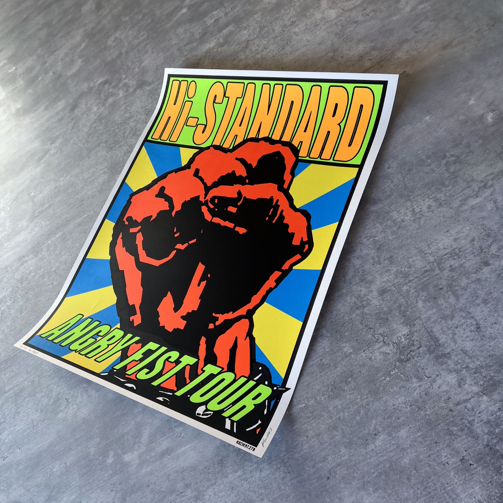 A/P｜Frank Kozik（フランク・コジック）｜Hi-STANDARD ｜“ANGRY FIST