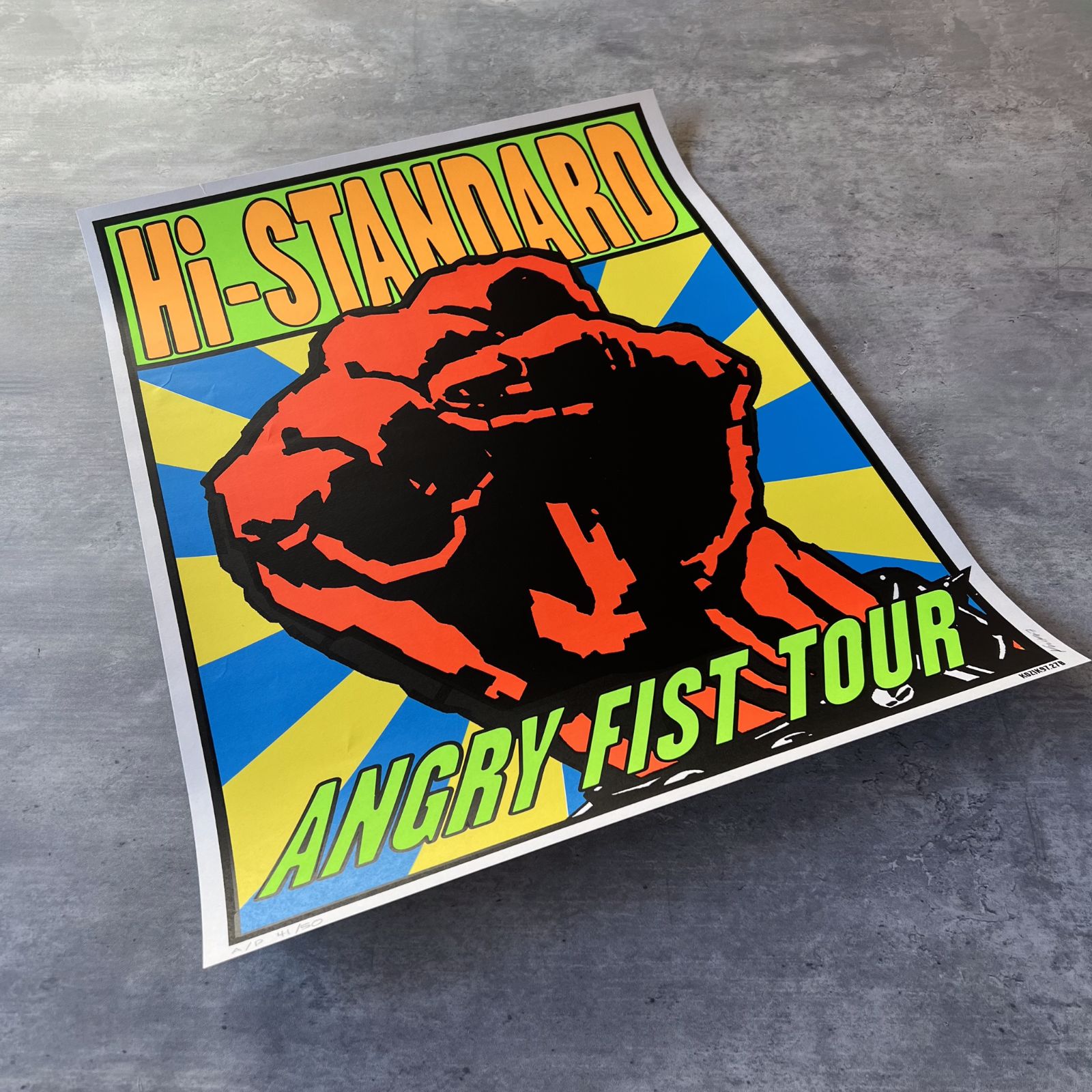 A/P｜Frank Kozik（フランク・コジック）｜Hi-STANDARD ｜“ANGRY FIST
