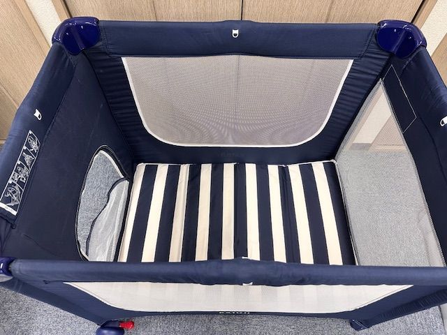 セール クリーニング済み メンテ済み 説明書付 ポータブルベビーベッド