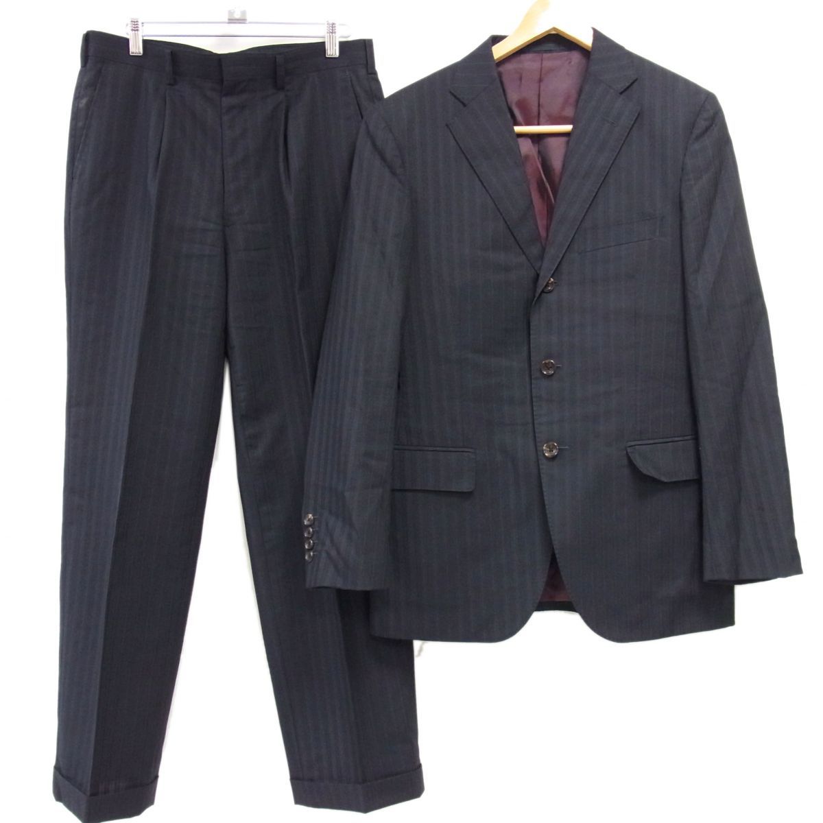 ☆Loro Piana ロロピアーナ シングルスーツ イタリア製生地使用