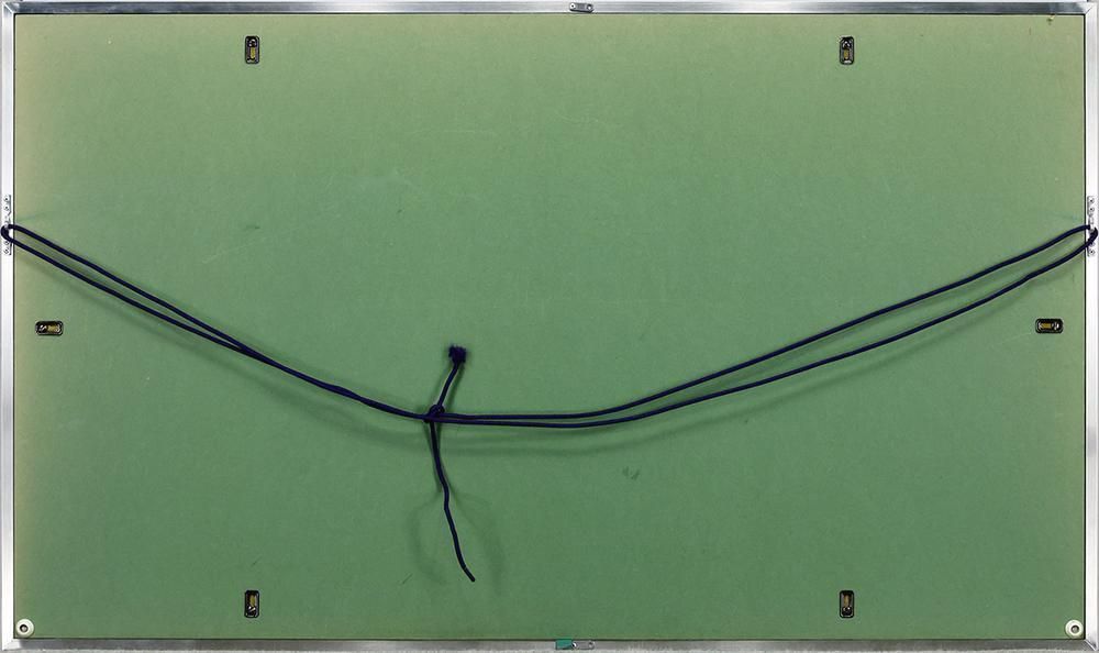 真作】【WISH】中島千波「坪井の枝垂桜(2)」木版画 約20号 大作 直筆