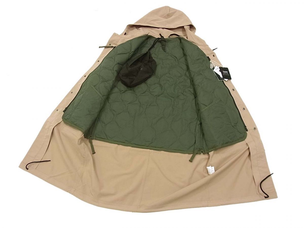 新品◇TAION タイオン CR LINE フーデッドコート ダウンベストセット