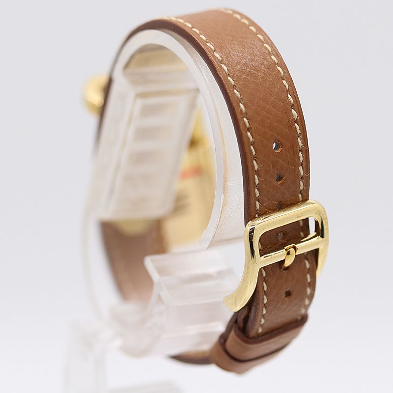 稼働 エルメス ケリーウォッチ レディース ゴールド パドロック