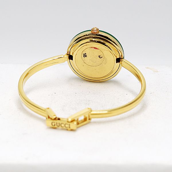 箱付 稼働 良品 グッチ チェンジベゼル 11/12.2 QZ ホワイト文字盤