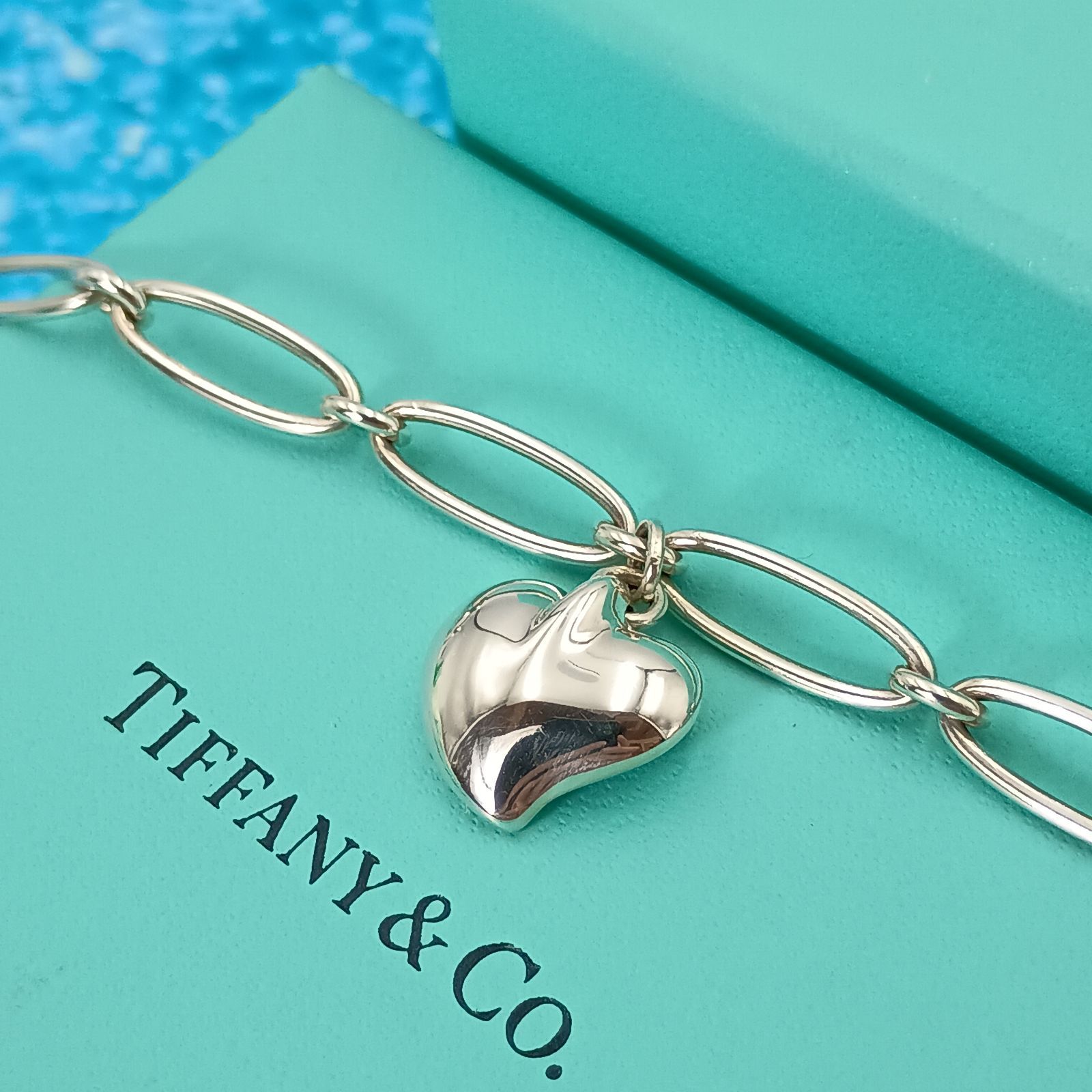 TIFFANY&Co. ティファニー カーブドハート ネックレス 中古 