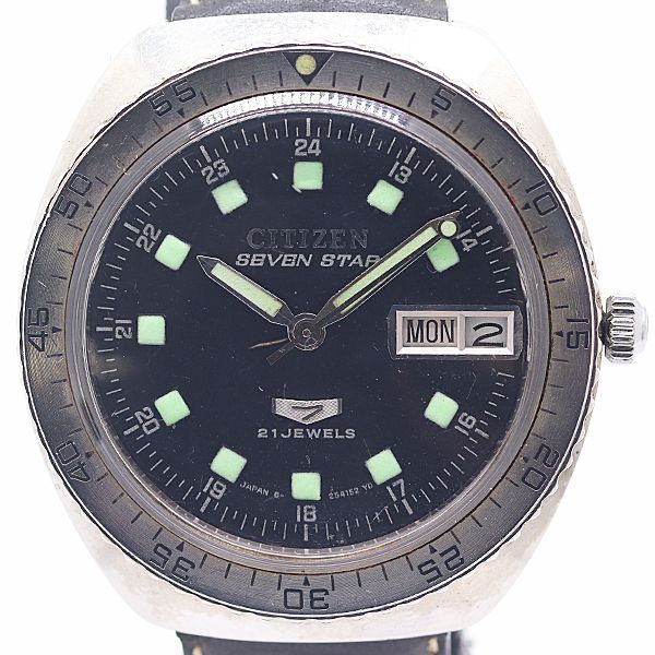 デッドストック級 稼働 シチズン セブンスター 21石 00114502 AT/自動