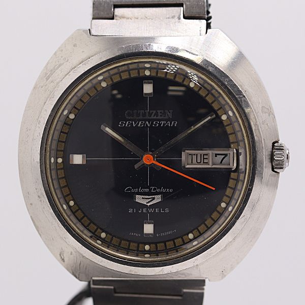 ゼンデン様オーダー 美品 稼働 シチズン セブンスター カスタムデラックス 4-521188TA AT