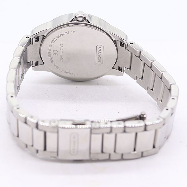 新品同様 箱付 稼働 コーチ クラシックシグネチャー CA.13.7.14.0647