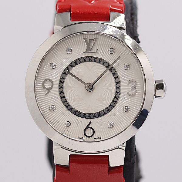 新品同様 稼働 箱/保付 ルイヴィトン タンブールスリム PM Q12MG 8P