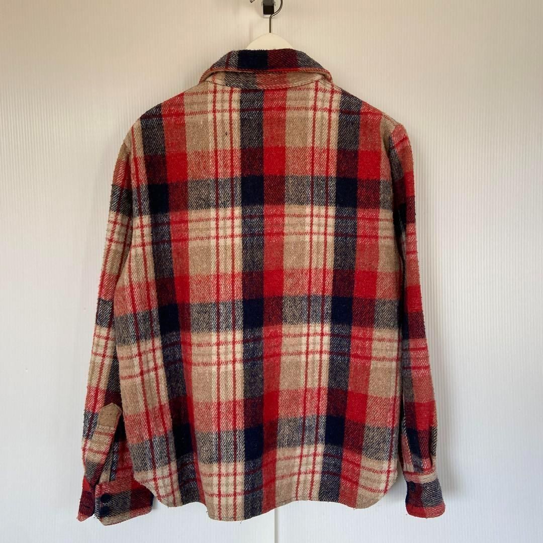 ヴィンテージ　MONTGOMERY WARD　モンゴメリーワード　CPOシャツ ヴィンテージ MONTGOMERY WARD モンゴメリーワード CPOシャツ レッド