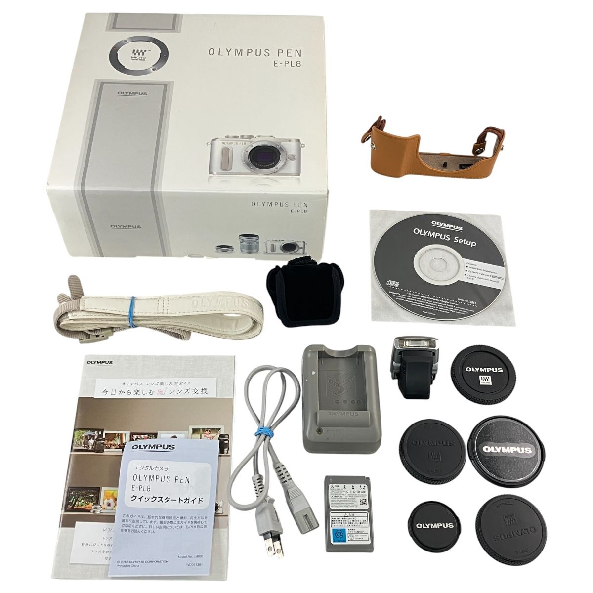 OLYMPUS PEN E-PL8 ミラーレス一眼カメラ 40-150mm f4-5.6 14-42mm f3