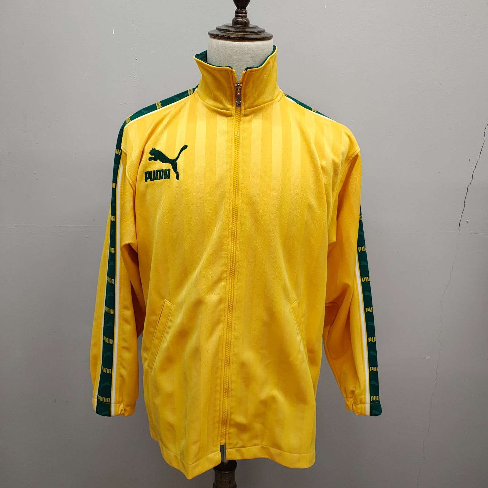 PUMA 90s ヒットユニオン Mサイズ カナリア ロゴ刺繍 イエロー
