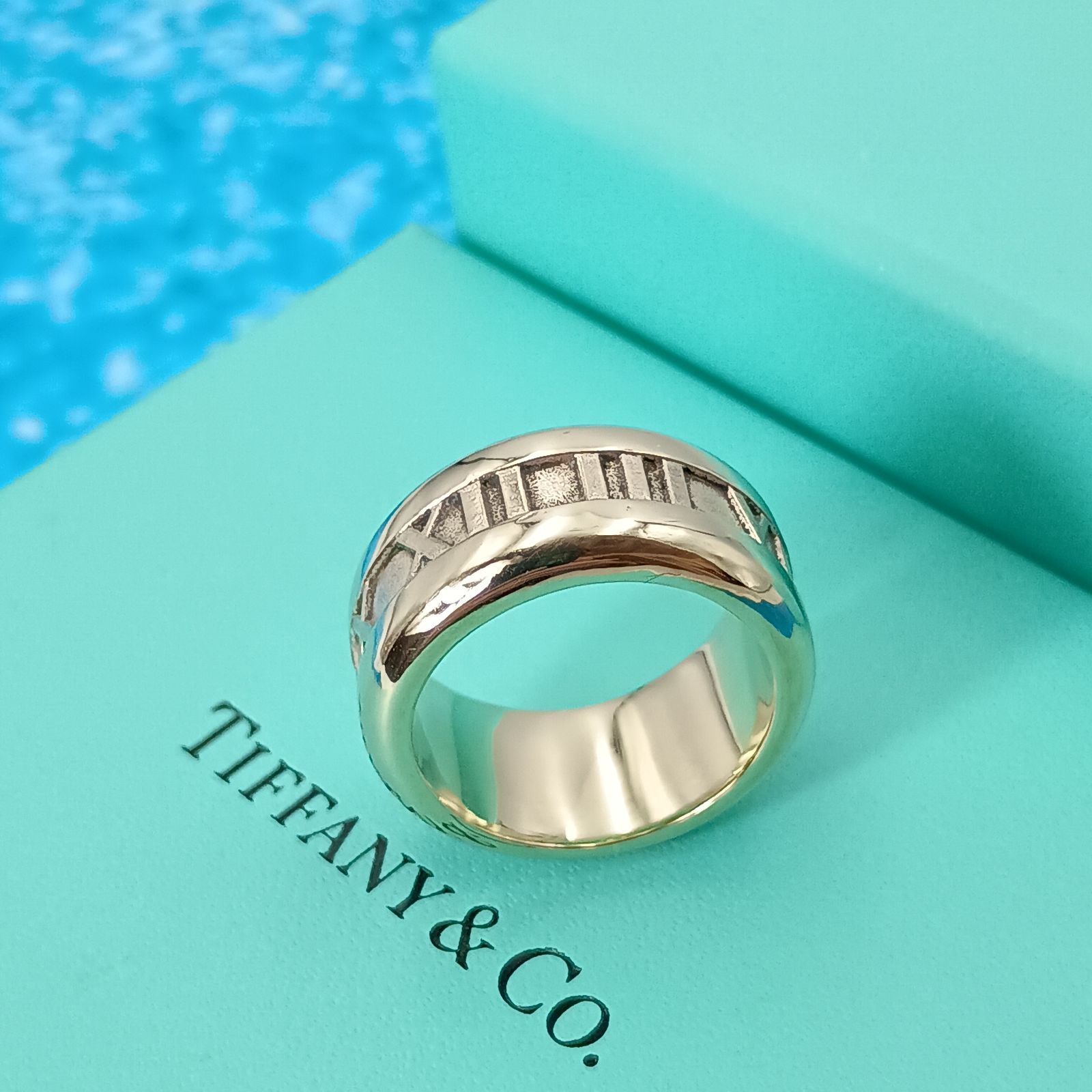 TIFFANY&Co. ティファニー 11号 ワイド カーブ アトラス リング