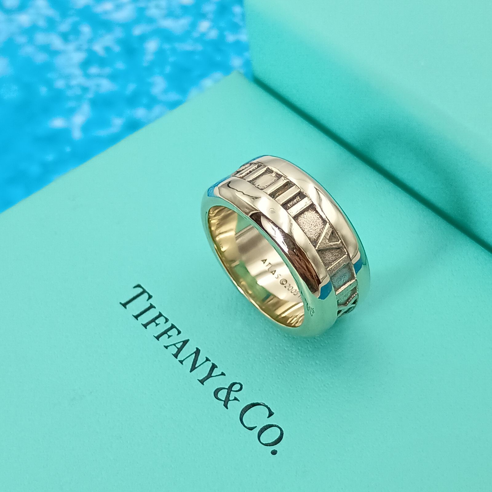 TIFFANY&Co. ティファニー 11号 ワイド カーブ アトラス リング