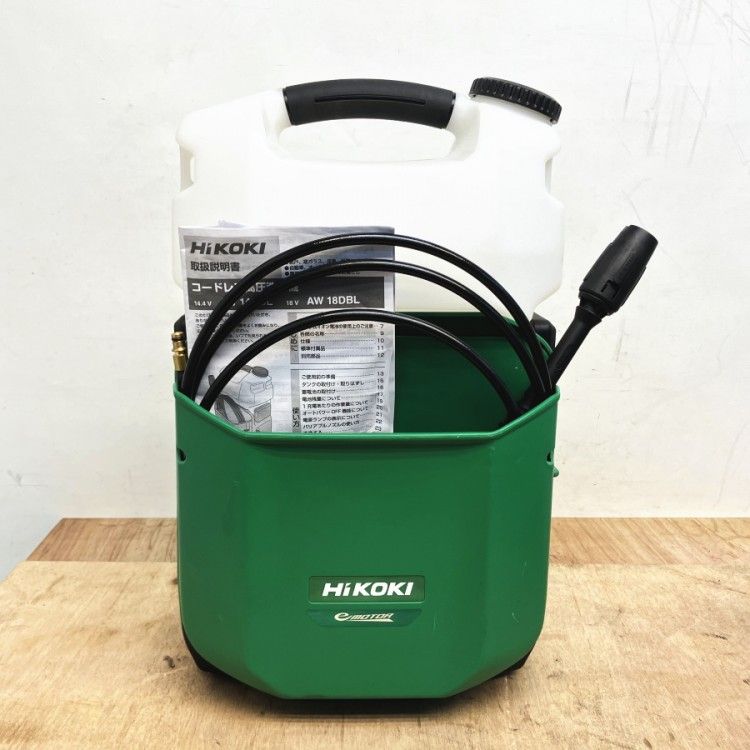 HiKOKI/ハイコーキ AW18DBL コードレス高圧洗浄機 バッテリーBSL36A18X 