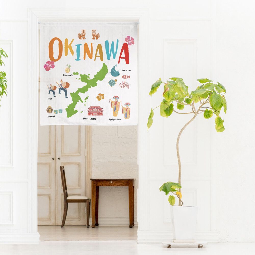 MINIBOX 暖簾制作工房 正規販売店】【2026年新商品】のれん OKINAWA