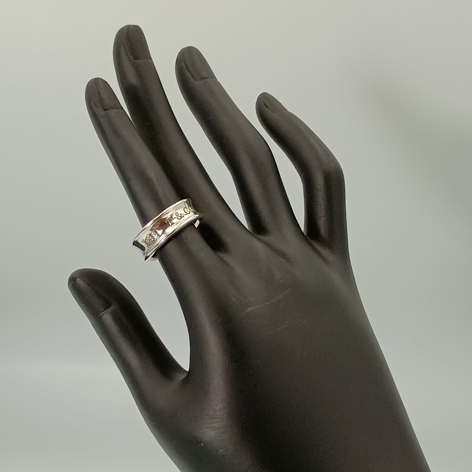 TIFFANY&Co. ティファニー 10号 ナローリング レディース シルバー925