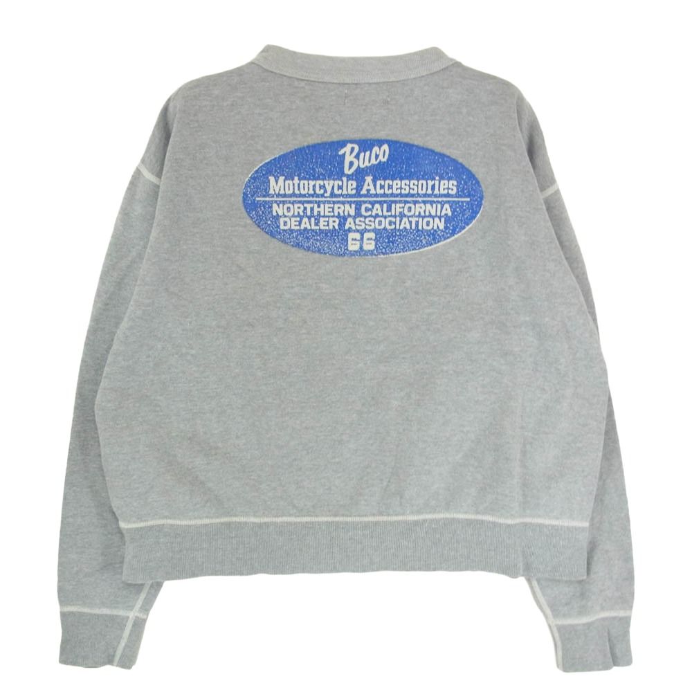 リアルマッコイズBuco グレー スウェットシャツ The REAL McCOY'S ザリアルマッコイズ BUCO ブコ スウェット