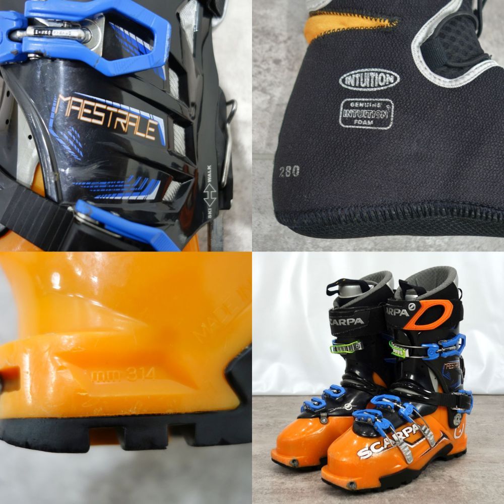 スカルパ SCARPA MAESTRALE 28cm 314mm マエストラーレ バック