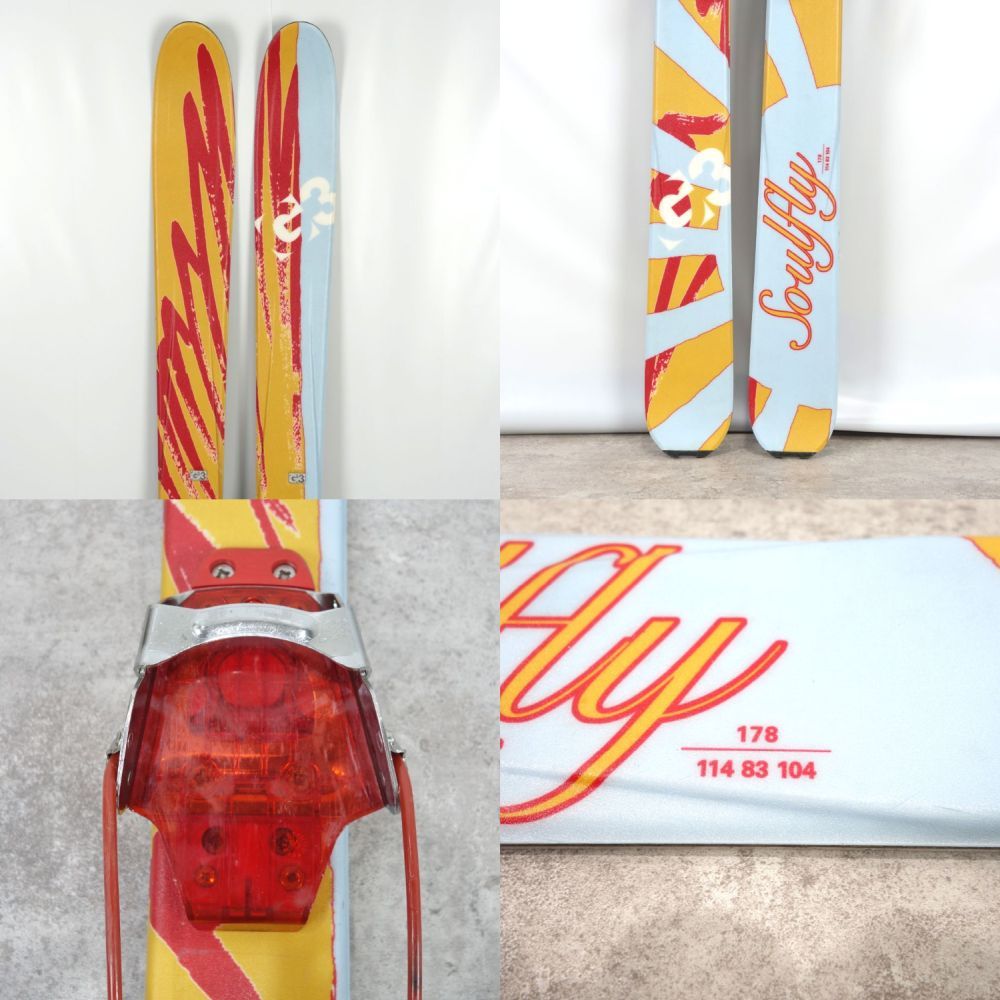 ジースリー G3 Soulfly 178cm ビンディング タルガ 75mm テレマーク