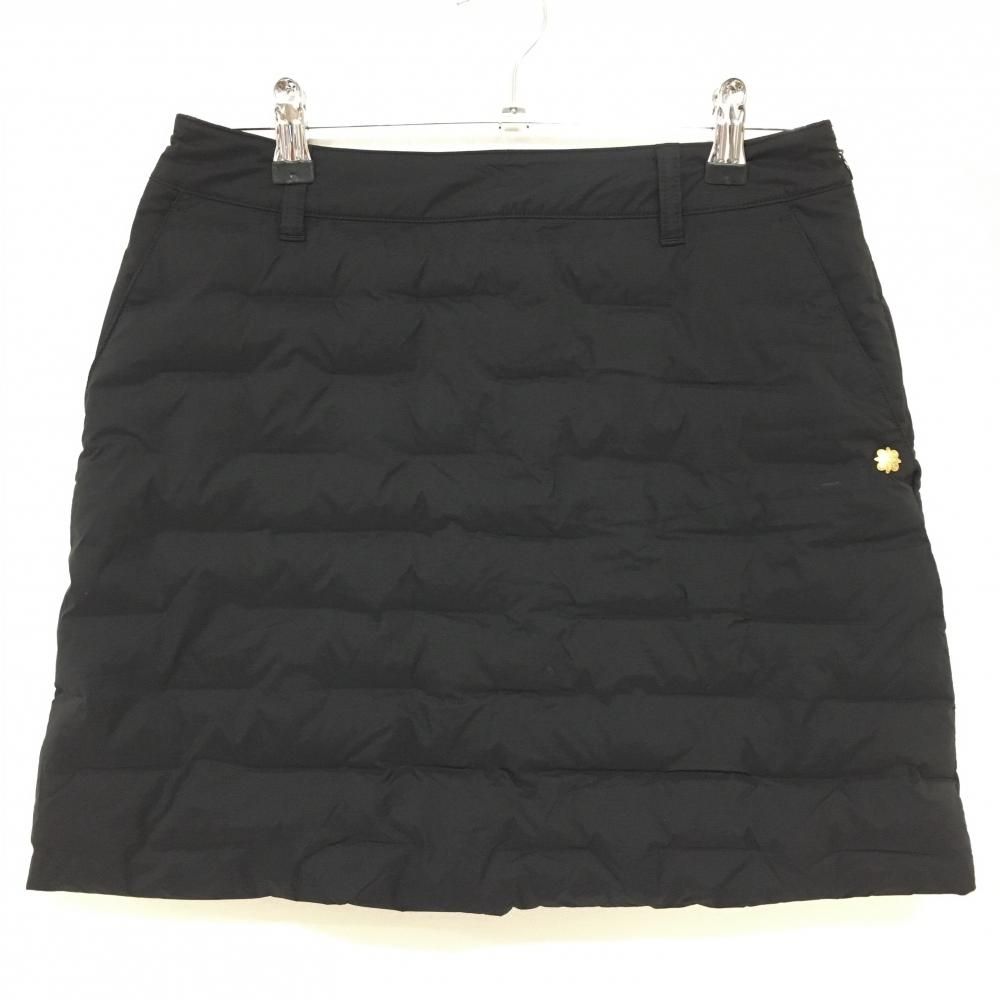 再再再値下新品　セントアンドリュース　中綿スカートSS　定価33000円XS 美品】セントアンドリュース 中綿スカート 黒 ナイロン バックロゴ