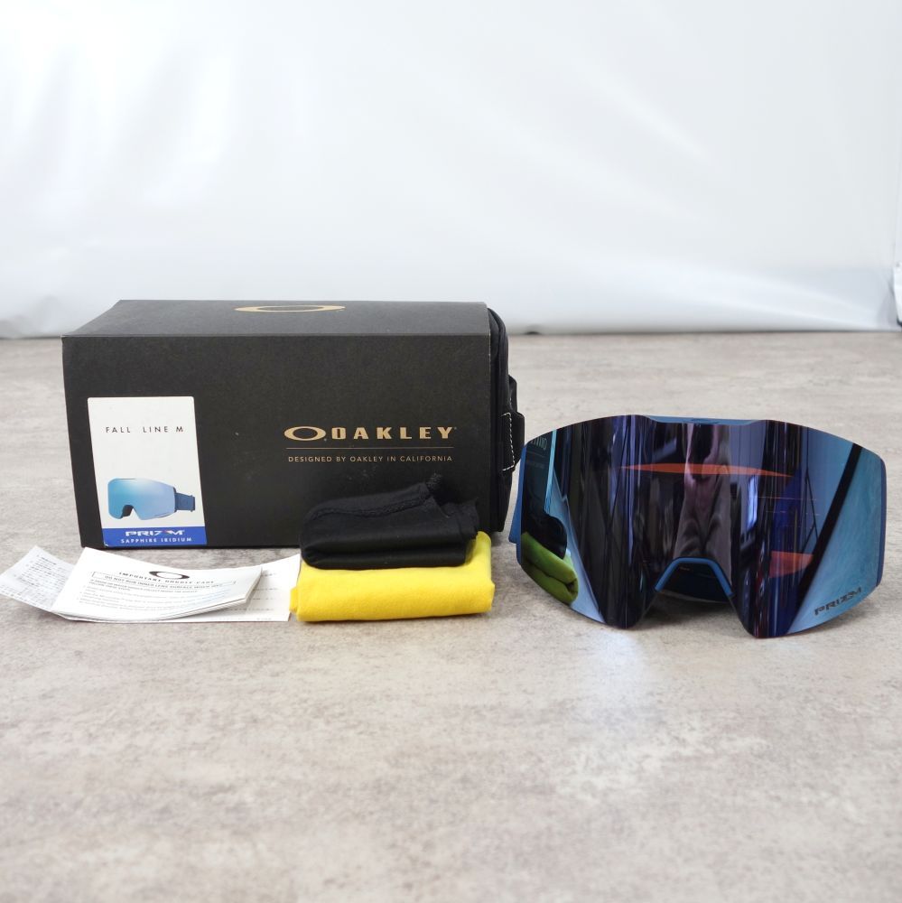 美品 オークリー OAKLEY ゴーグル FALL LINE M POSIEDON PRIZM