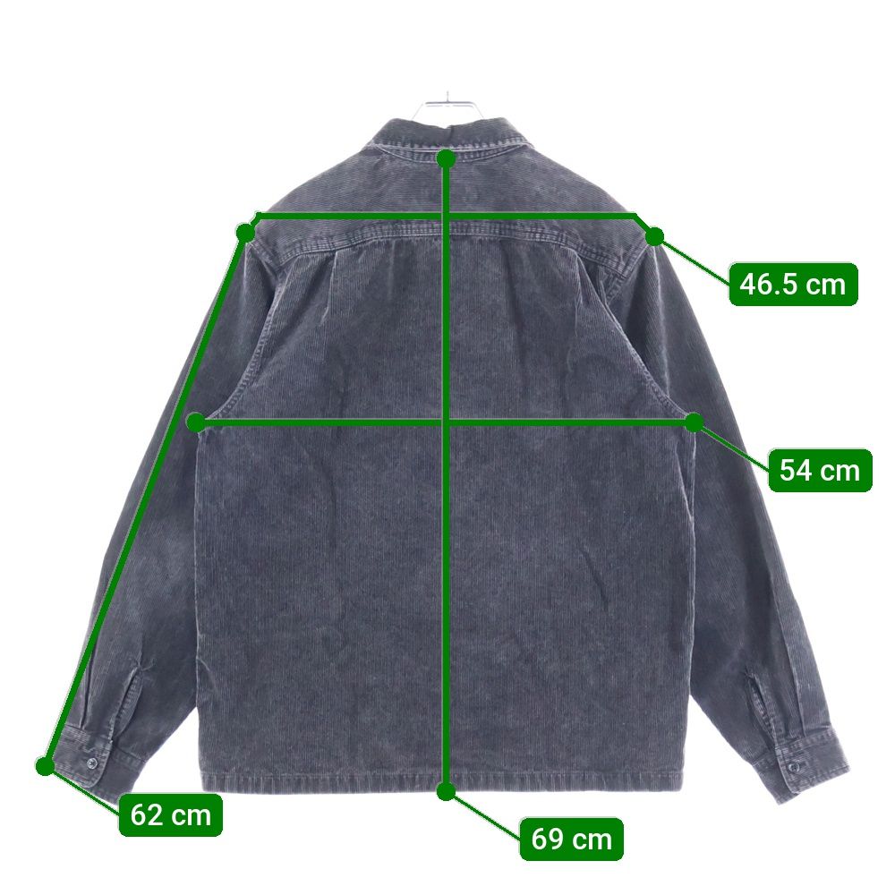 SUPREME (シュプリーム) 24SS Washed Corduroy Zip Up Shirt