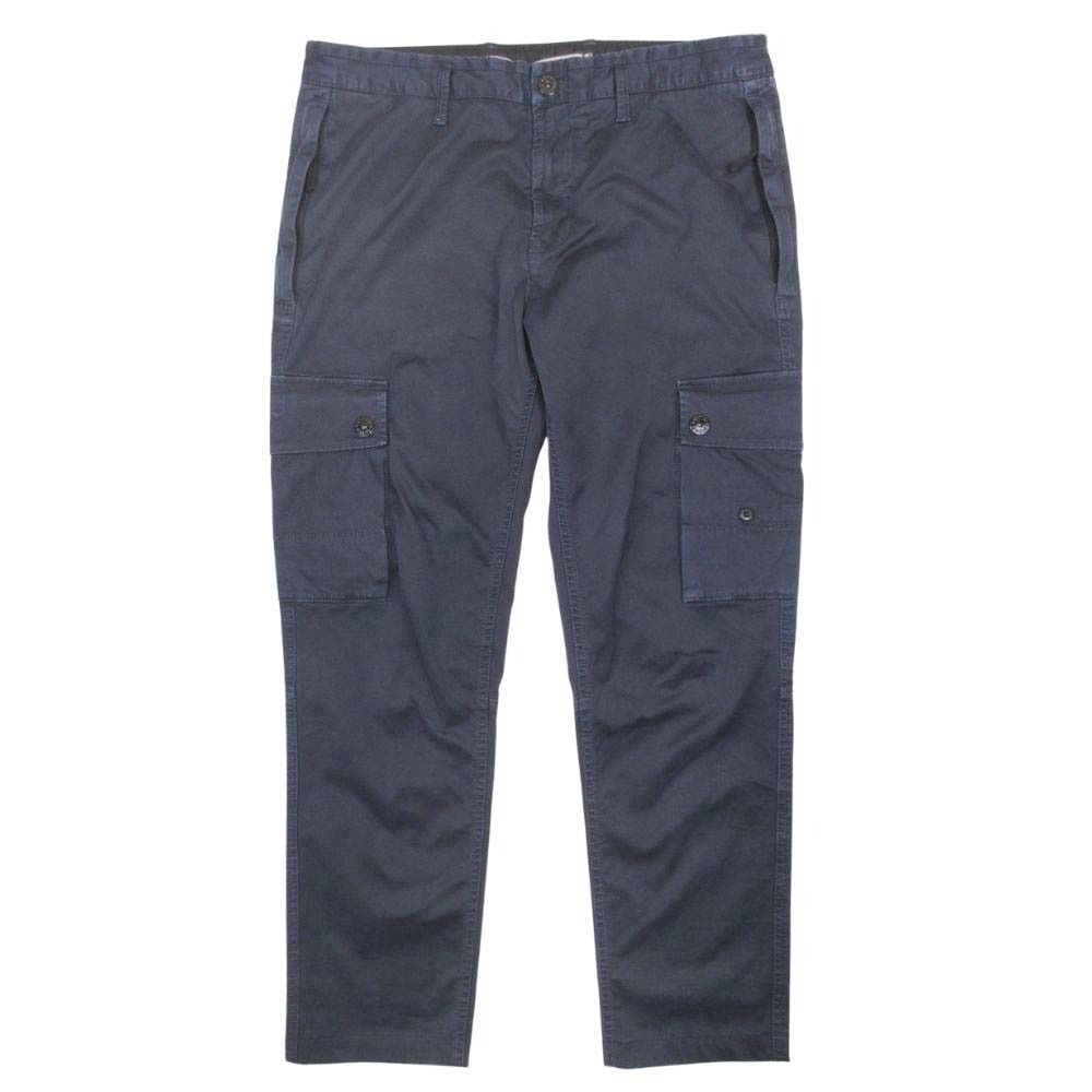 STONE ISLAND カーゴパンツ W34 ネイビー 正規QR ストーンアイランド