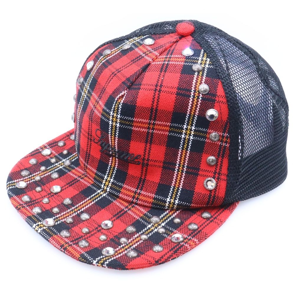 b*r様 Supreme チェック柄キャップ SUPREME (シュプリーム) 25AW ×B.B.SIMON Studded Cap ビービー