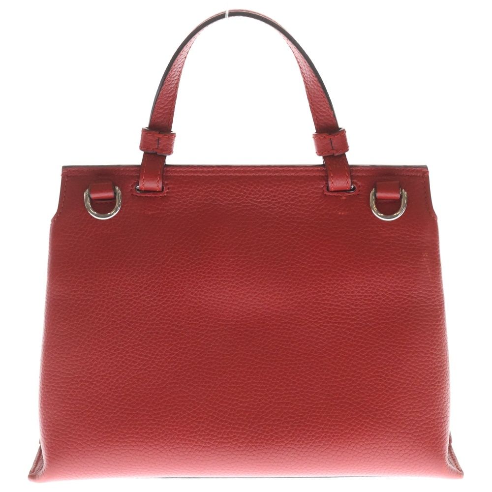 GUCCI (グッチ) バンブー 2WAYショルダーバッグ ハンドバッグ レッド